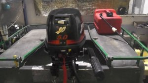 Меркури-5лс., 4 такта (работа на стенде)