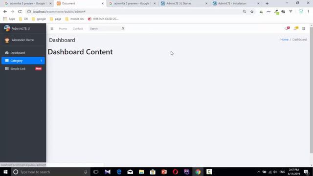 6 Admin Panel Logo And User
