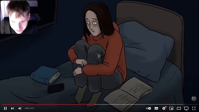 Это не моя мама. Страшная рисованная история №129 ( РЕАКЦИЯ ). смотреть онлайн
