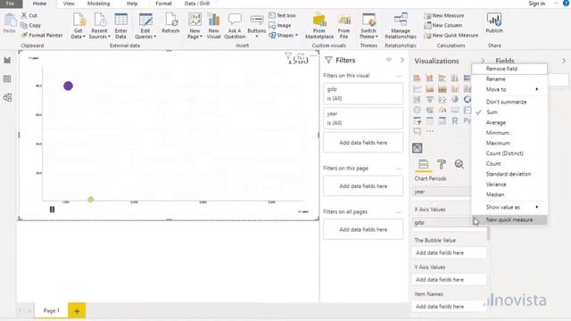 Animate Bubble/Image Chart for PowerBI смотреть онлайн