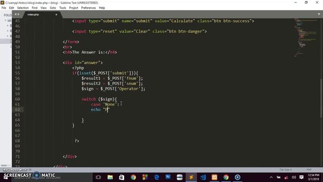 #2 Creating a PHP CALCULATOR - Finished Product(Calculator) смотреть онлайн