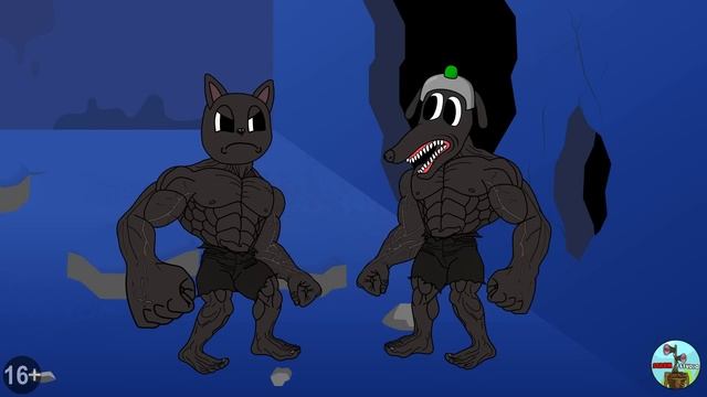 КАЧОК МУЛЬТЯШНЫЙ ПЁС ПРОТИВ КАЧКА МУЛЬТЯШНОГО КОТА! КАРТУН ДОГ VS КАРТУН КЭТ Мультик Анимация смотреть онлайн