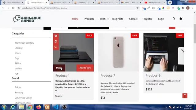 Ecommerce website using php codeigniter framework смотреть онлайн