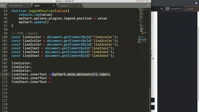 Custom HTML Legend Design Chart JS 3 | ChartJS 3 смотреть онлайн
