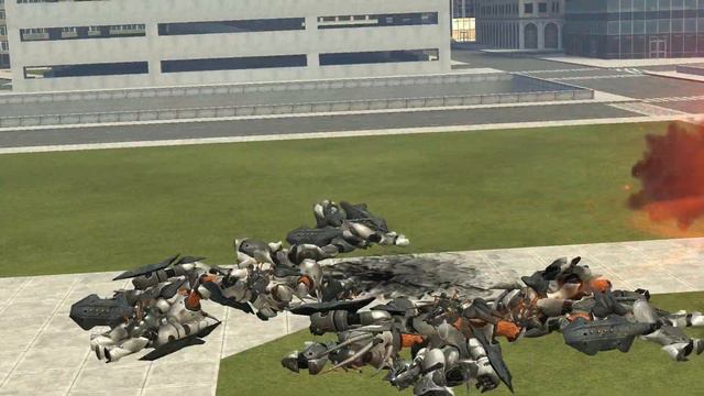 AVENGERS Hulk VS Halo Hunters SNPC Fight Garry's Mod смотреть онлайн