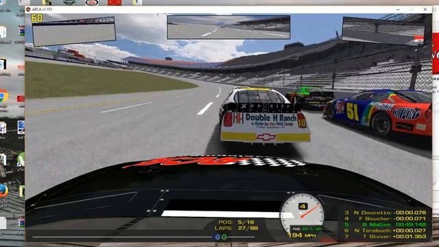 ARCA Sim Racing X - DieHard 400K смотреть онлайн