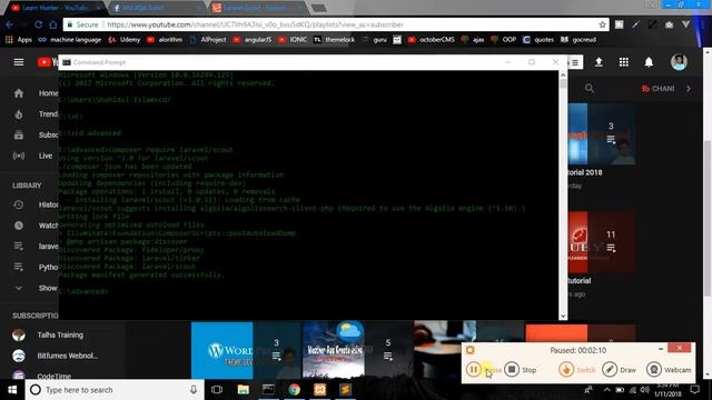 laravel scout bangla tutorial смотреть онлайн