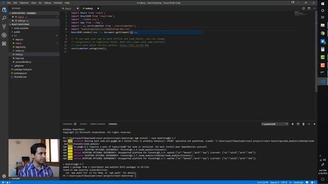 How to import bootstrap in reactjs - Urdu | Hindi смотреть онлайн