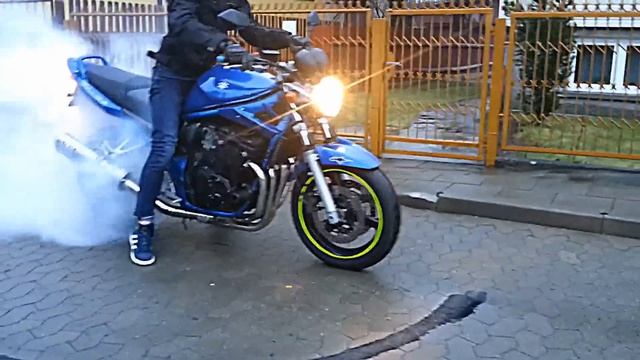 Suzuki GSF 650 bandit Burnout смотреть онлайн