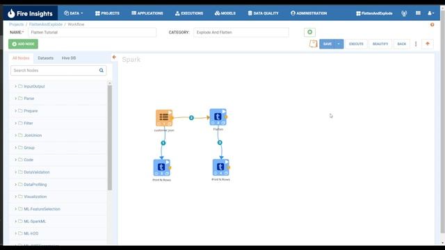 How to Use the Flatten Node | Data Transformation смотреть онлайн