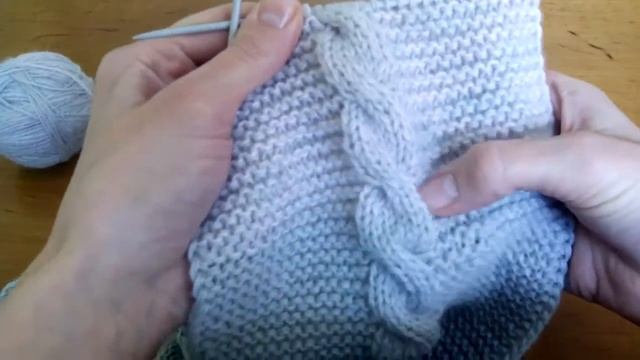 Вязание жгута спицами смотреть онлайн