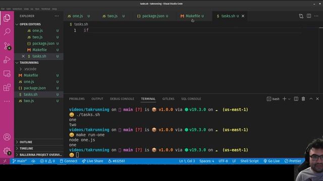 AM Coder - TaskRunning for Javascript Developers (Bash Scripts, Makefile, Package.json) смотреть онлайн