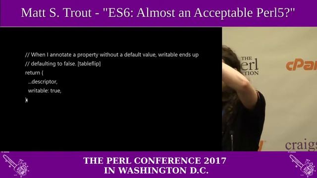 Matt S. Trout - "ES6: Almost An Acceptable Perl5" смотреть онлайн