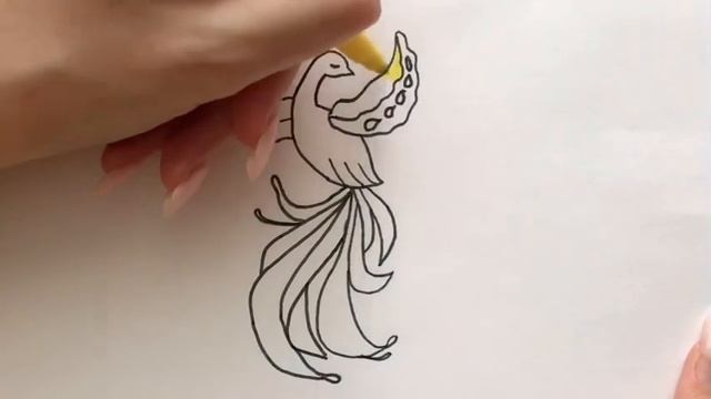 Как легко нарисовать Жар-птицу смотреть онлайн