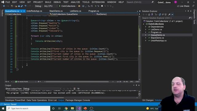 C# for total noobs - Part 20: Queues and dictionaries смотреть онлайн
