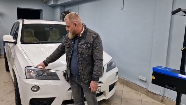 замена линз и стекл фар на бмв F25 смотреть онлайн