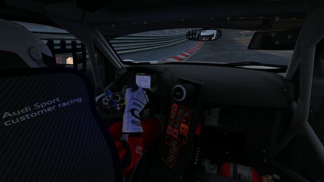 (AC) Audi R8 LMS 2016 chasing Ferrari 488 GT3 on the Nordschleife смотреть онлайн
