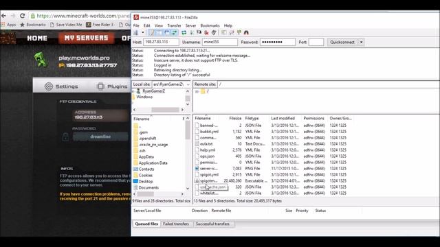 ►Minecraft-Worlds◄#1- Plugin through FTP || Free minecraft hosting смотреть онлайн