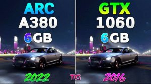 ARC A380 vs GTX 1060 - Test in 10 Games