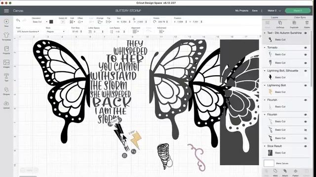 Butterfly Storm | Cricut Design Space Class with Melody Lane смотреть онлайн