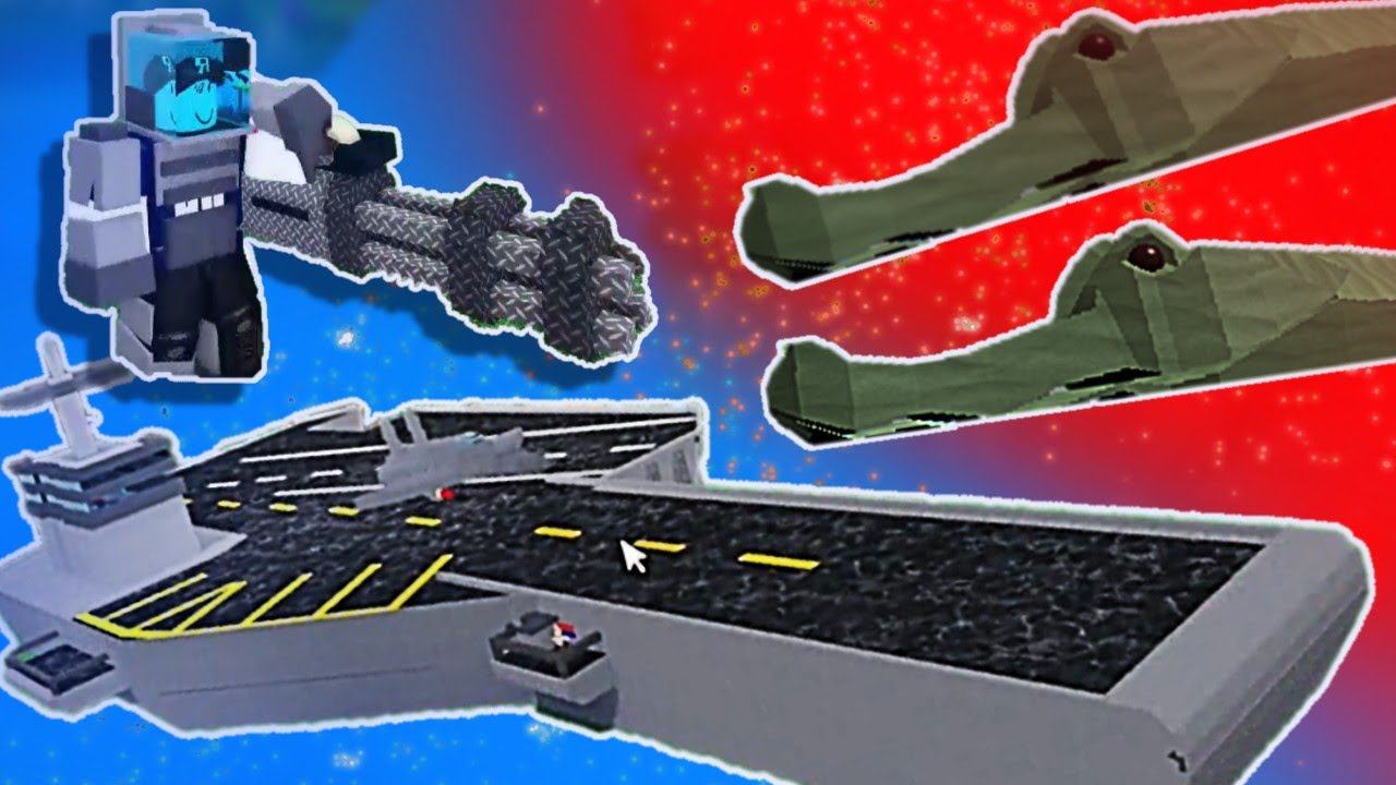 АВИАНОСЕЦ НИКИТЫ и ПУТЕШЕСТВИЕ К КРОКОДИЛАМ в Build A Boat Roblox