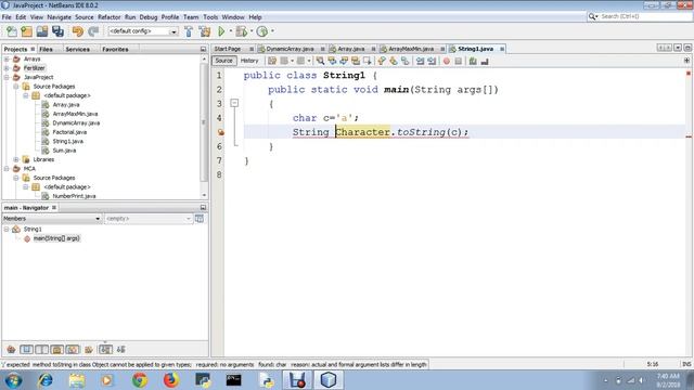 How to Convert Character into String in java programming language. смотреть онлайн