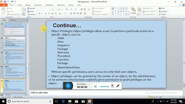 what is privillages and its types in oracle database смотреть онлайн