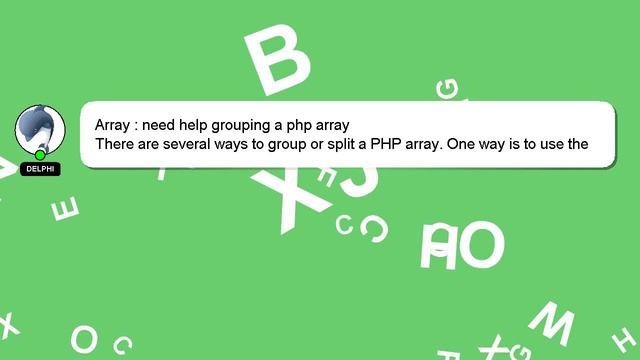 Array : need help grouping a php array смотреть онлайн