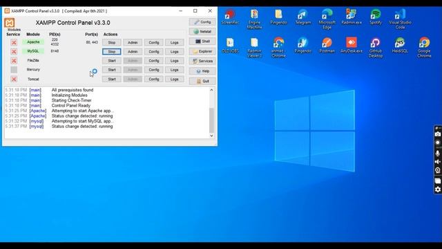 Install Xampp Web Server PHP Versi 8 Windows 10 64 bit смотреть онлайн