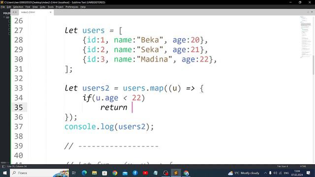 React қазақша | #3 - Javascript қайталау - 2 смотреть онлайн