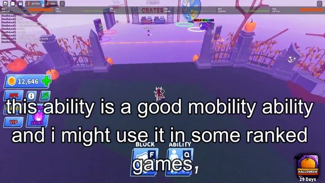 How To Use The Blink Ability In Roblox Blade Ball (Insane Ability) смотреть онлайн