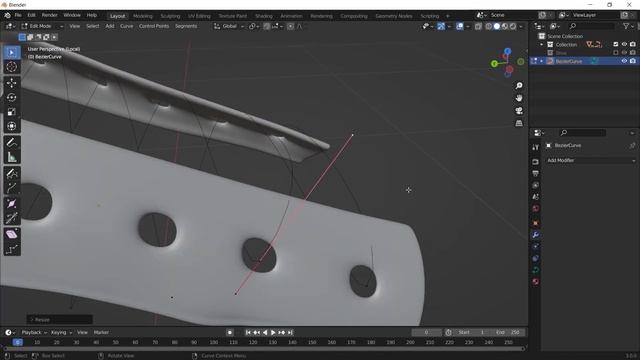 Create Shoelace in a minute | Blender Tutorial смотреть онлайн