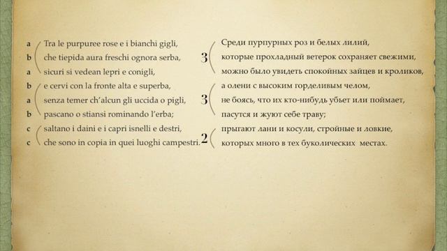 От текста к музыке: мадригал "Tra le purpuree rose" (Ариосто/Паллавичино) смотреть онлайн