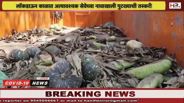Lockdown violation: veggie truck used to smuggle Rs 15 lakh gutkha in Boisar смотреть онлайн