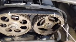 Установка ремня грм f16d3 без спец ключа