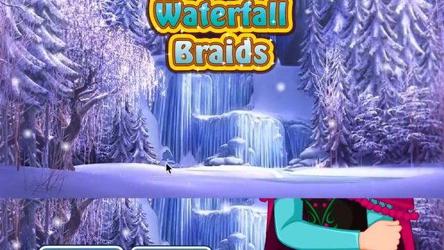 Игры Холодное Сердце Анна Красавица (Frozen Anna Waterfall Braids) смотреть онлайн