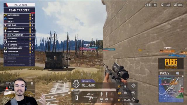 НА ТУРНИРАХ СЛЕДЯТ КУДА СМОТРИТ ИГРОК! ЛУЧШАЯ КОМАНДА В PUBG смотреть онлайн