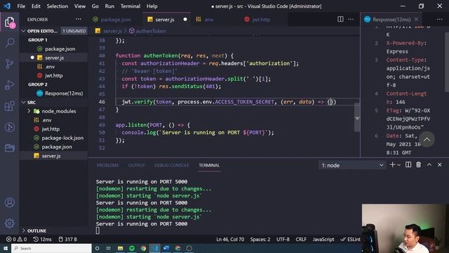 JWT (JSON Web Token) là gì? Hướng dẫn tạo JWT Auth trong NodeJS смотреть онлайн
