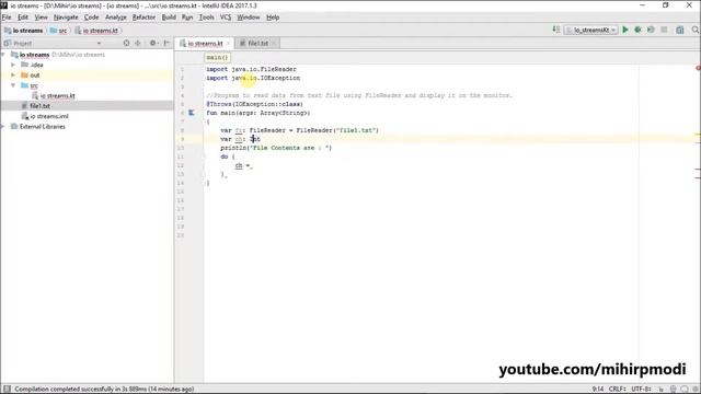 #288 Kotlin Tutorial | FileReader class смотреть онлайн