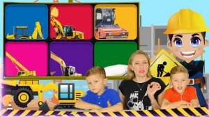 Что это за строительная техника? ❤️ Учим строительный транспорт и строительная техника для детей ❤️