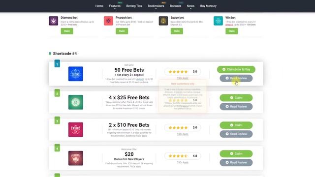 Mercury 3.4 (Demo 6) - Sports Betting & Bookmakers Affiliate WordPress Theme смотреть онлайн