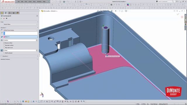 Screw Bosses - SOLIDWORKS Tutorial - Fantastic Plastic 08 смотреть онлайн