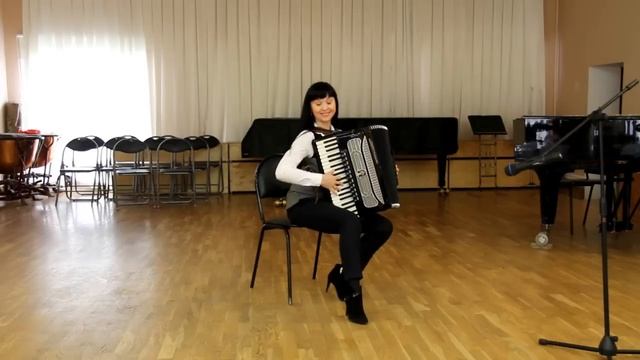 Аккордеон. А. Фоссен. Карусель. Исполняет Юлия Вяткина смотреть онлайн