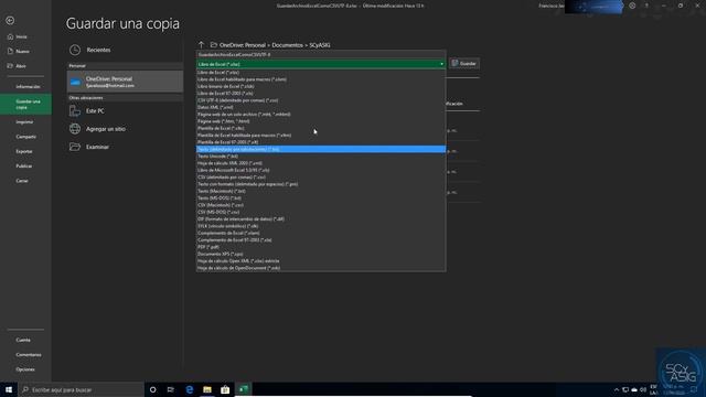 Cómo exportar un archivo en Excel a formato CSV en codificación UTF-8 смотреть онлайн