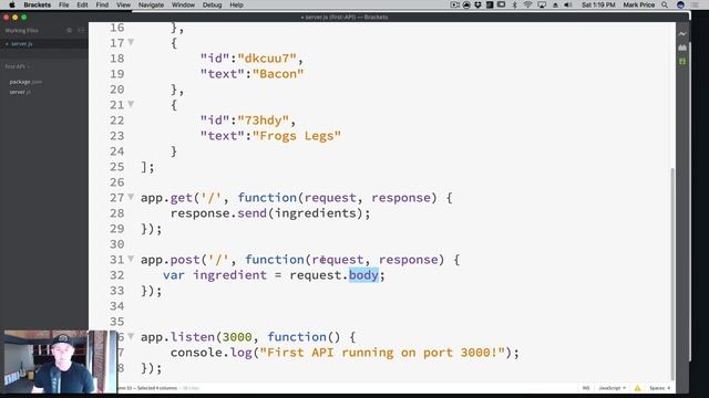 108. URL Parameters & Delete Requests смотреть онлайн