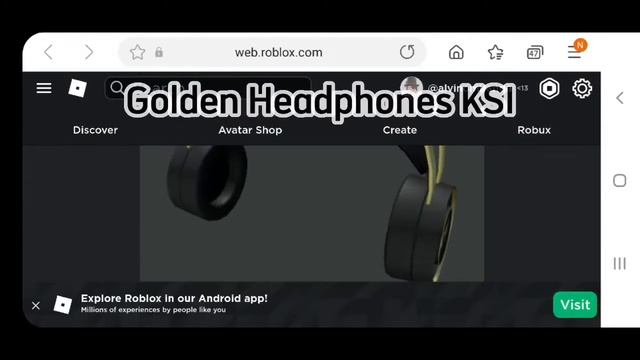 How To Get AOTP Hat - KSI & Golden Headphones - KSI (Roblox) смотреть онлайн