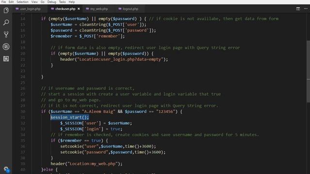 How to create Login Form with Session and Cookies in PHP in Urdu and Hindi Project No 10 смотреть онлайн