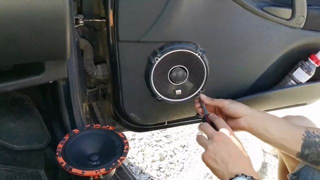 Замена штатных динамиков в Lada (ВАЗ) Kalina на DL Audio Gryphon 165 Pro смотреть онлайн