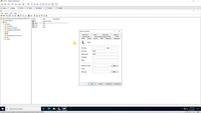 Settings user can not change password in Windows Server 2022 смотреть онлайн