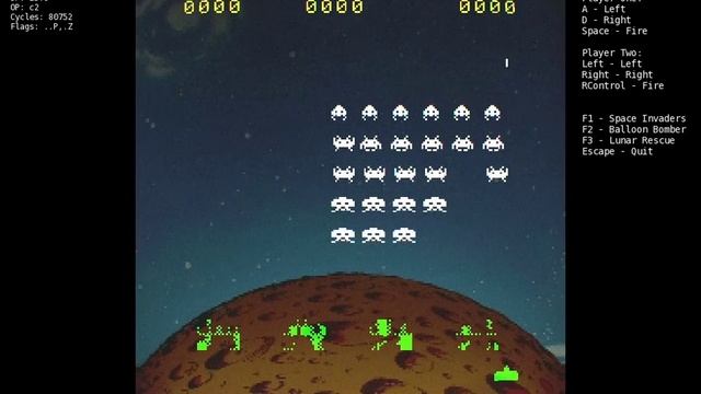 SpIn - Space Invaders Emulator смотреть онлайн
